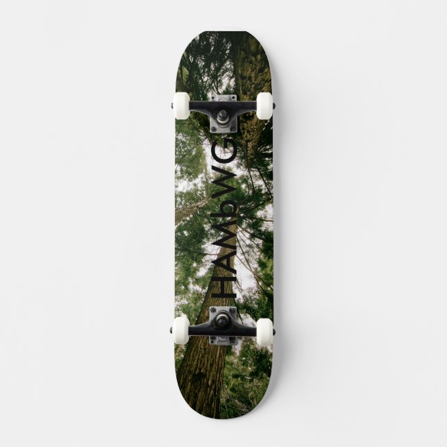 HAMbWG Dsgn - Hard Maple Skateboard - Forest Deck (Front)