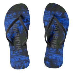 HAMbWG - Flip-Flop - Gothic Blue Flip Flops