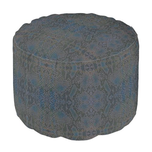 HAMbWG Foot Rest _  Snakeskin Design Pouf