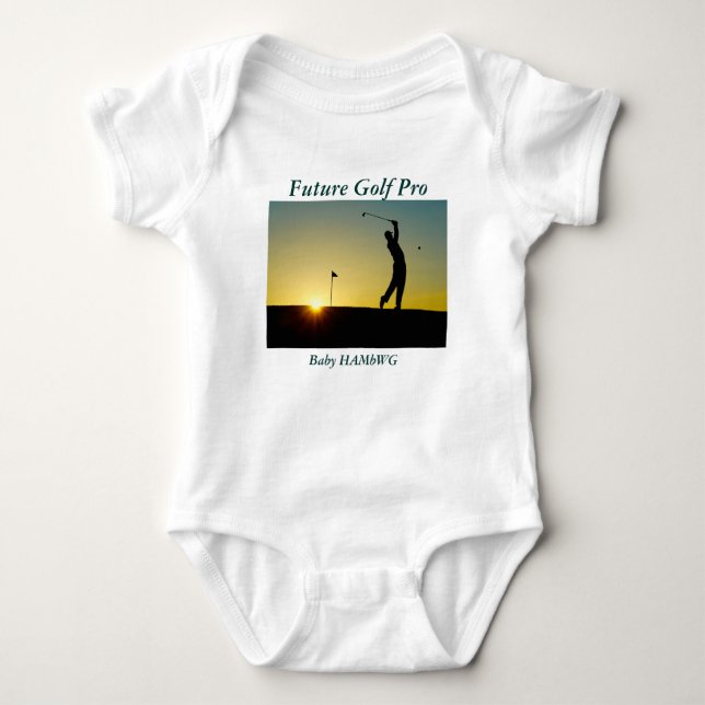 HAMBWG - Future Golf Pro - T-Shirt Baby Bodysuit (Front)