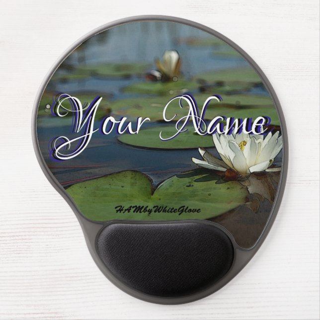 HAMbWG - Gel Mouse Pad - Water Lily (Front)