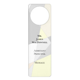HAMbWG geometric Acrylic Door Hanger