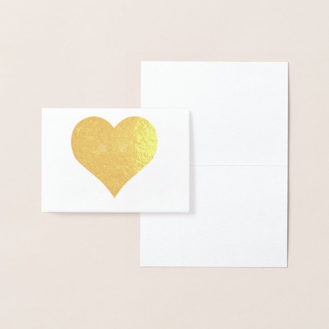 HAMbWG - Gold Foil Card - Heart (Display)
