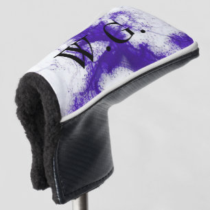 HAMbWG Golf Iron Head Cover -Purple Ink
