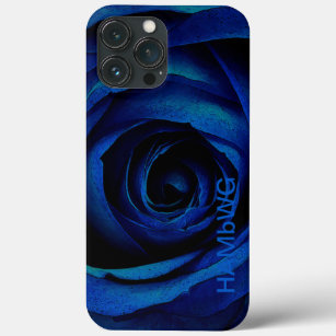 HAMbWG - Gothic Blue Rose iPhone 13 Pro Max Case