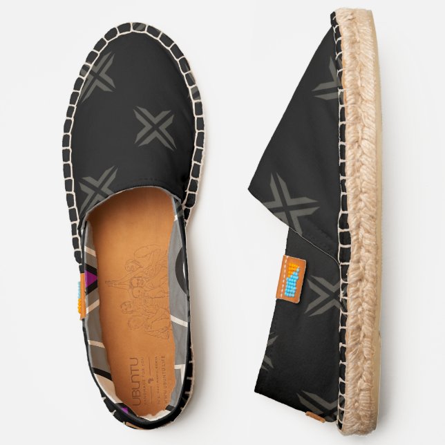 HAMbWG Gray Crosses Espadrilles (Side)
