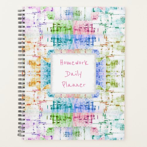 HAMbWG _ Homework Daily Planner _ Mixed Color