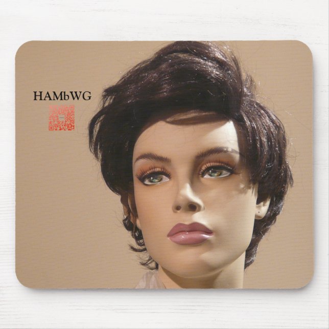 HAMbWG Mannequin Mouse Pad w qr code (Front)