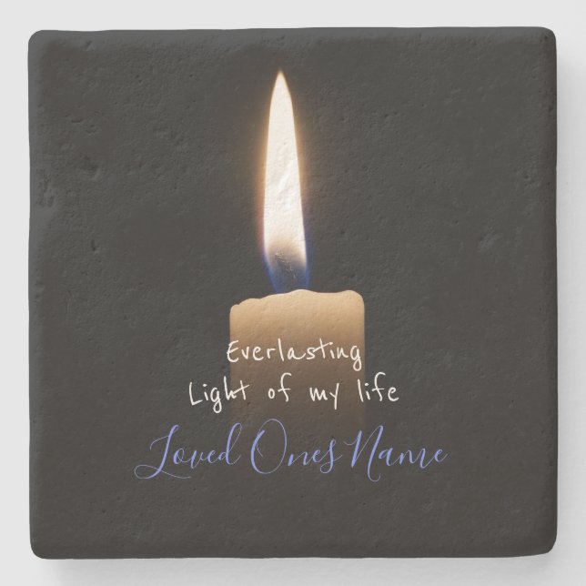HAMbWG - Memorial Candle Stone Coaster (Front)