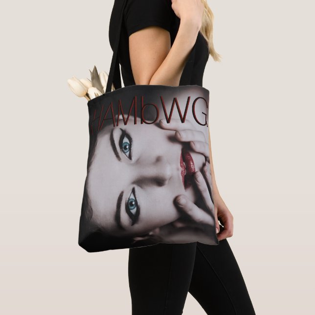 HAMBWG - Model Face Tote Bag (Close Up)