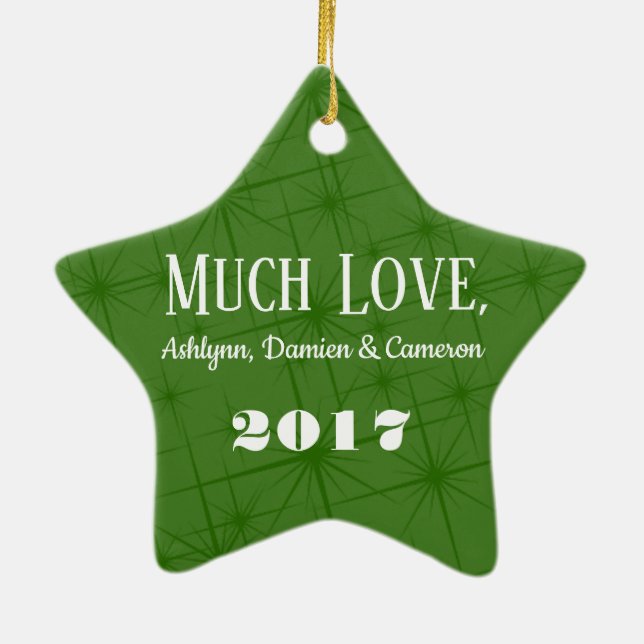 HAMbWG - Ornament - Star - Personalizable (Back)