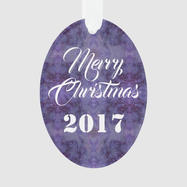 HAMbWG - Oval Ornament - Amethyst (Front)