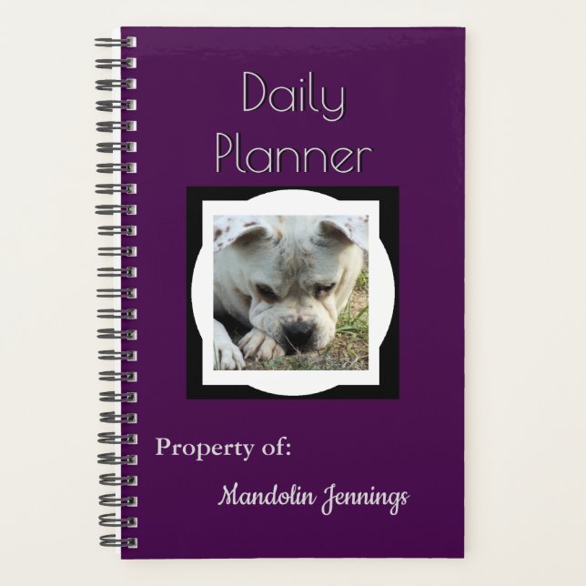 HAMbWG - Photo Daily Planner - Any Color (Front)