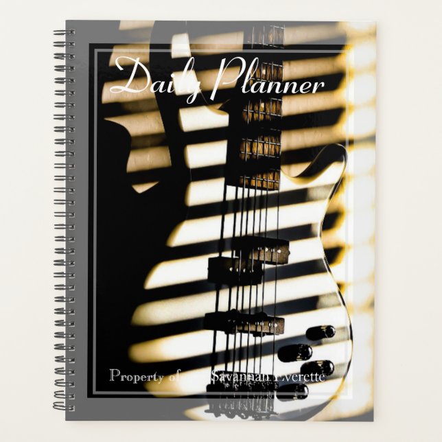 HAMbWG - Photo Daily Planner - Guitar (Front)