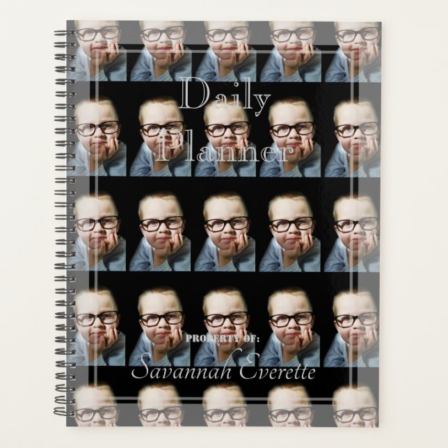 HAMbWG - Photo Daily Planner - Tiled Image (Front)