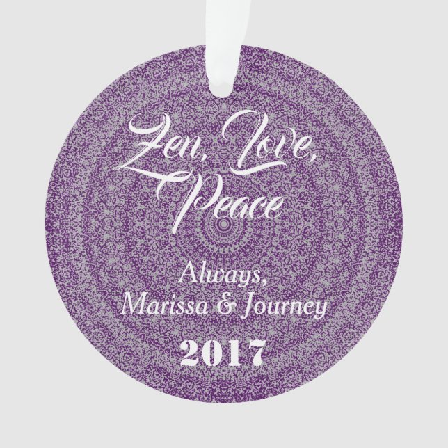 HAMbWG - Photo Mandala Theme Ornament (Front)