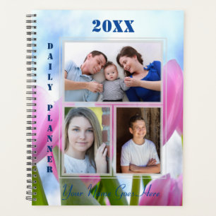 HAMbWG - Pink Tulips Daily Planner