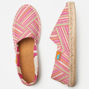 HAMbWG Pink Weave Espadrilles
