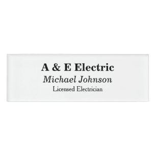 HAMbWG Professional Identification Name Tag