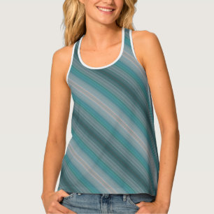 HAMbWG - Racerback Tank Top - Teal  Hipster