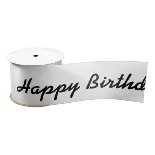 HAMbWG - Satin Ribbon - Happy Birthday