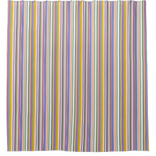 HAMbWG - Shower Curtain - Multi Color Bright Muted