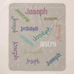 HAMbWG - Softest Fleece - Your Name! Sherpa Blanket