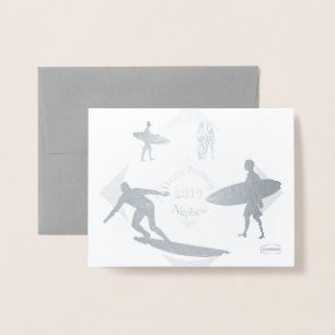 HAMbWG - Surfer Theme Foil Card
