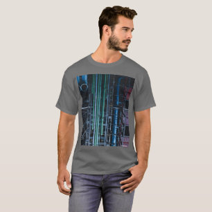 HAMbWG - T-Shirt - Architecture Colored Pipes Lg
