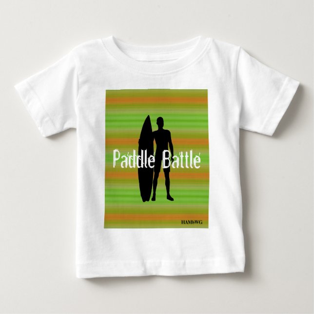 HAMbWG -  T Shirt -  Olive Gradients Surfer (Front)