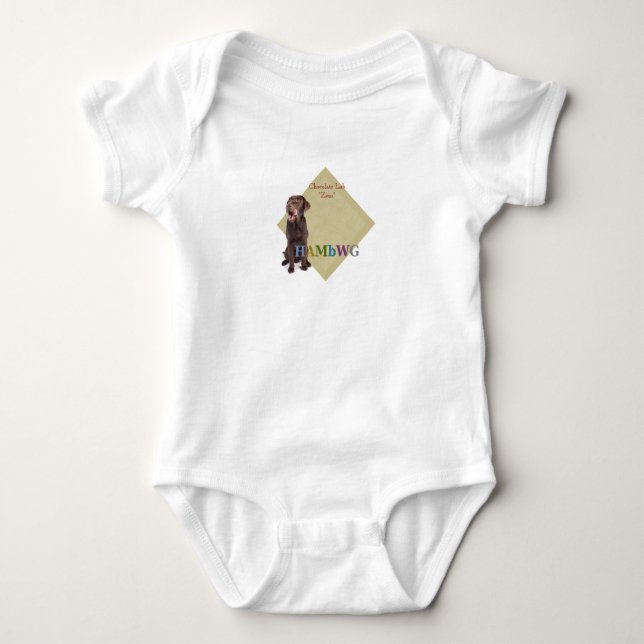 HAMbWG - T-Shirts - Chocolate Lab "Zeus" (Front)