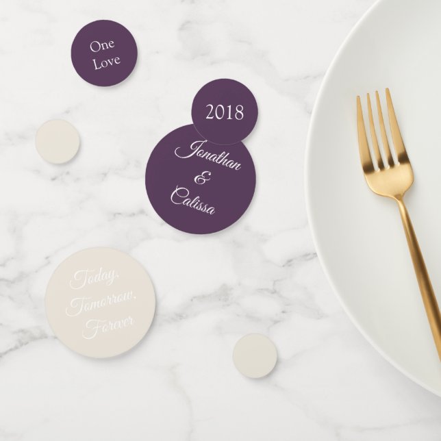 HAMbWG - Table Confetti -  Any Color/Words (Group)