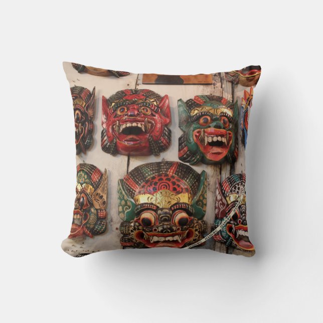 HAMbWG - Throw Pillows - Scary Masks (Front)