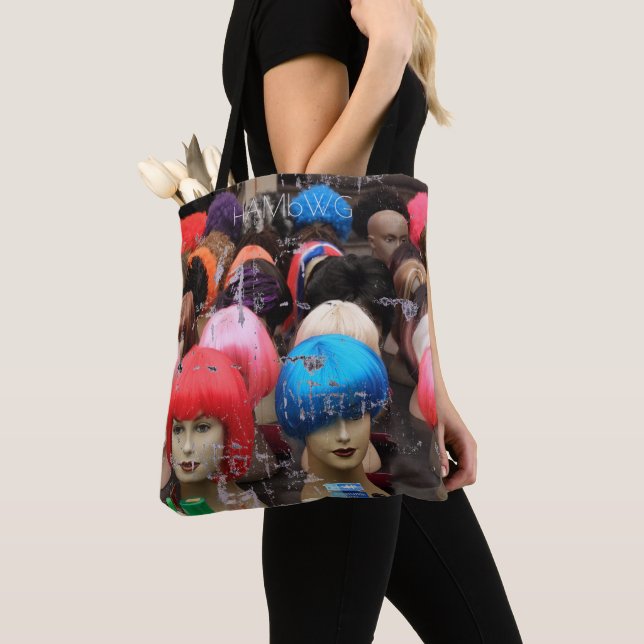 HAMbWG - Tote Bag - Colorful Wigs (Close Up)