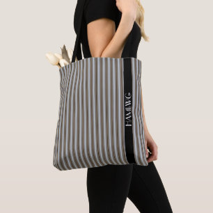 HAMbWG - Tote Bag - Pearl Colored Stripe
