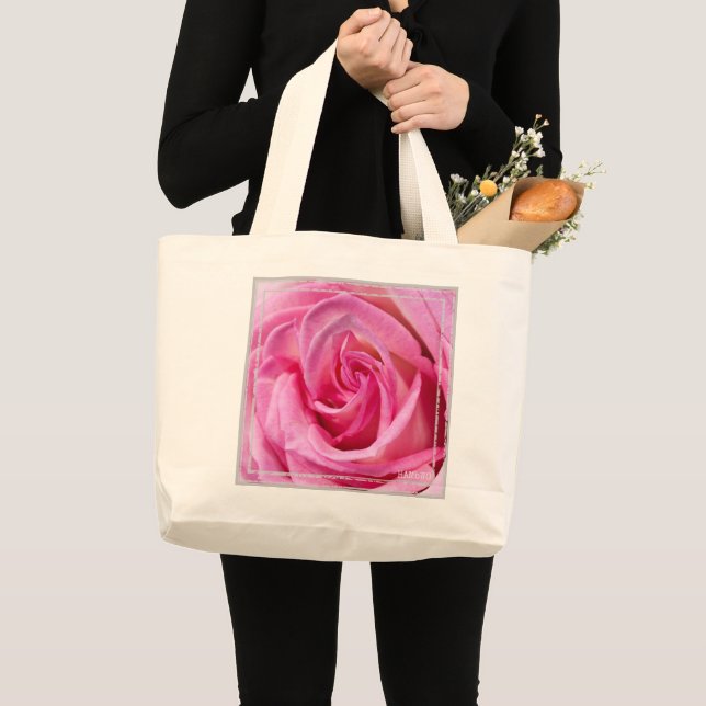 HAMbWG - Tote Bag - Pink Rose (Front (Product))