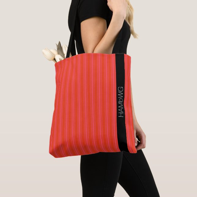 HAMbWG - Tote Bag - Sunset Stripe (Close Up)