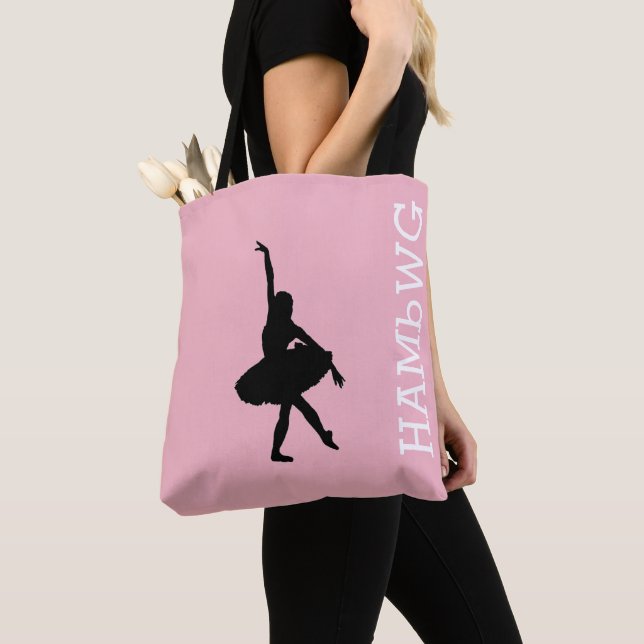 HAMbWG tote bags - Ballet Dancer Design (Close Up)