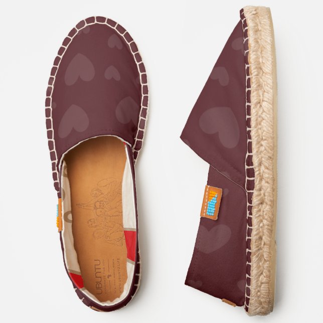 HAMbWG Two-Tone Hearts Espadrilles (Side)