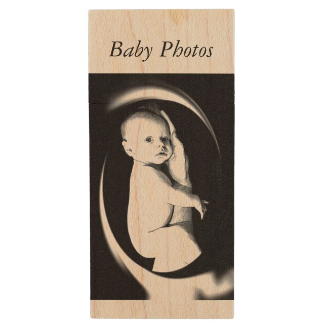 HAMbWG  USB Flash Drive - Baby Photos (Front Vertical)