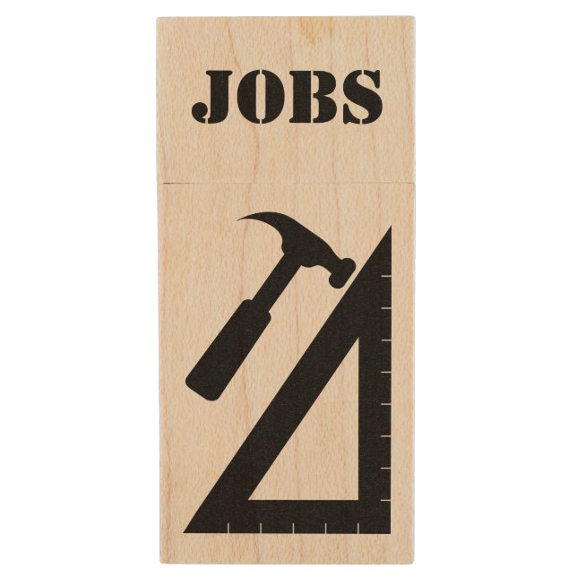HAMbWG - USB Flash Drive -  Carpentry (Front Vertical)