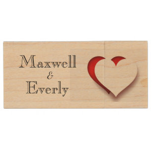 HAMbWG - USB Flash Drive - Custom - 3D Heart