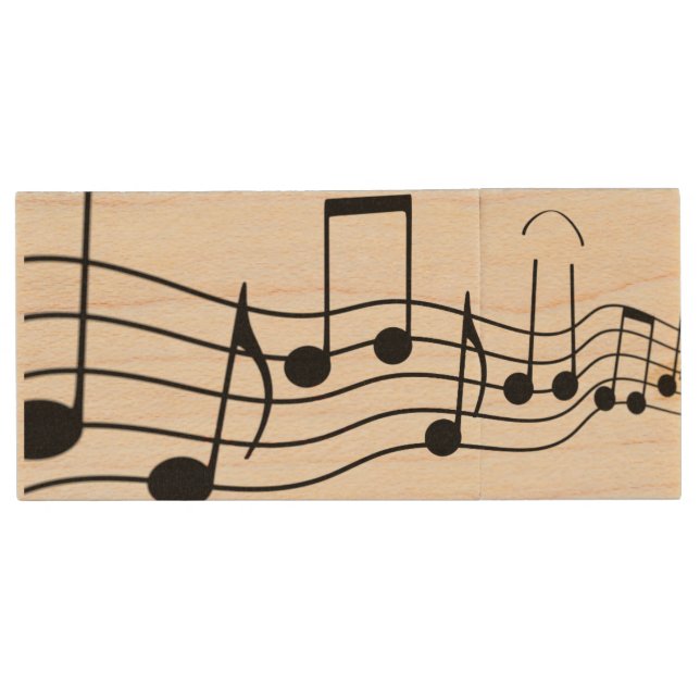 HAMbWG - USB Flash Drive - Musical Notes (Front)