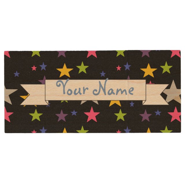 HAMbWG - USB Flash Drive - Stars w Name (Front)