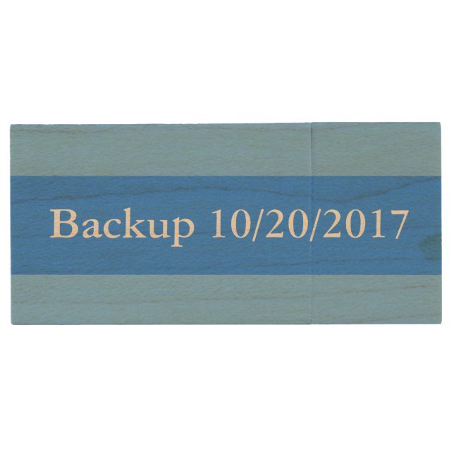 HAMbWG - USB Flash Drive - Two-Tone Blue (Front)