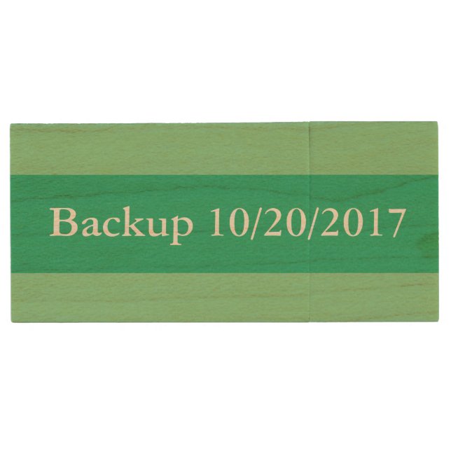 HAMbWG - USB Flash Drive - Two-Tone Green (Front)