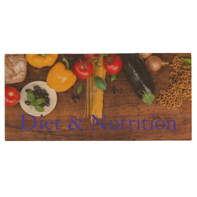 HAMbWG - USB Flash - Nutritionist Wood Flash Drive (Front)