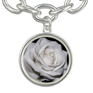 HAMbWG White Rose - Charm Bracelet