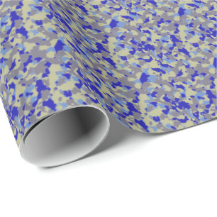 HAMbWG Wrapping Paper - Blue Camouflage