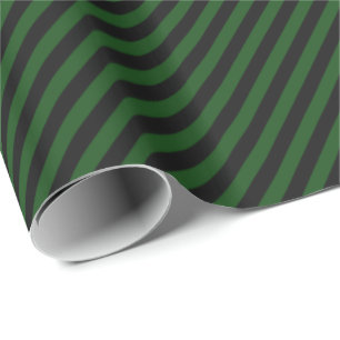 HAMbWG Wrapping Paper - Green Black Stripe